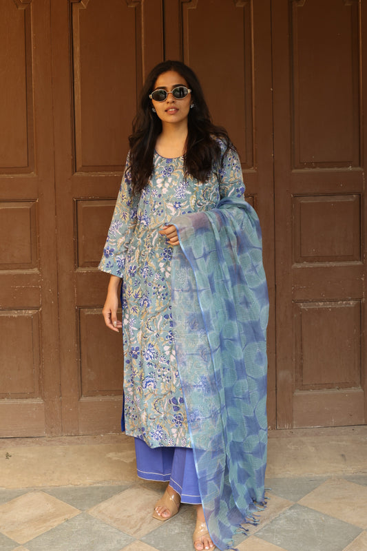 Sapphire Mulmul Suit (Set of 3)