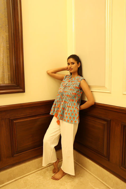 Marigold Mist Koti Top