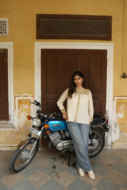 Ochre Patch Shirt
