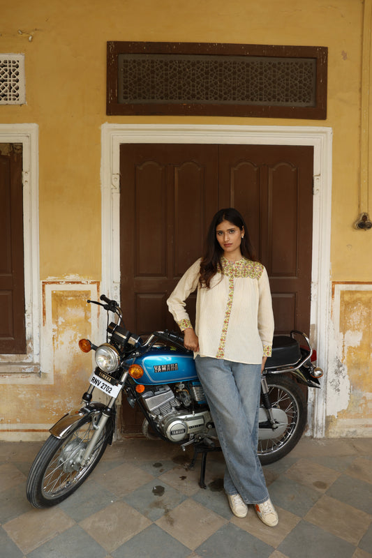 Ochre Patch Shirt