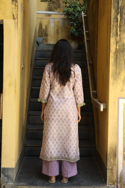 Wisteria Chanderi Suit (Set of 3)