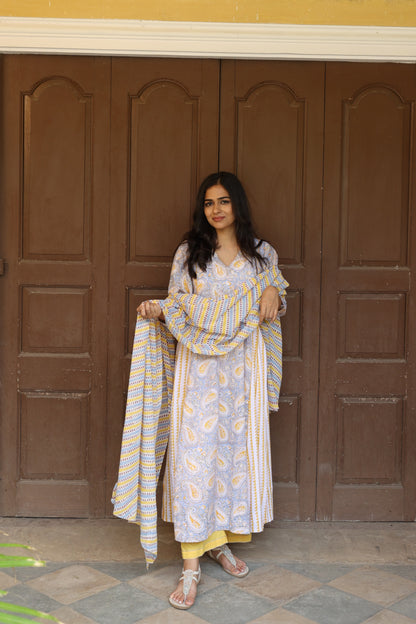 Meadow Anarkali Set (Set of 3)