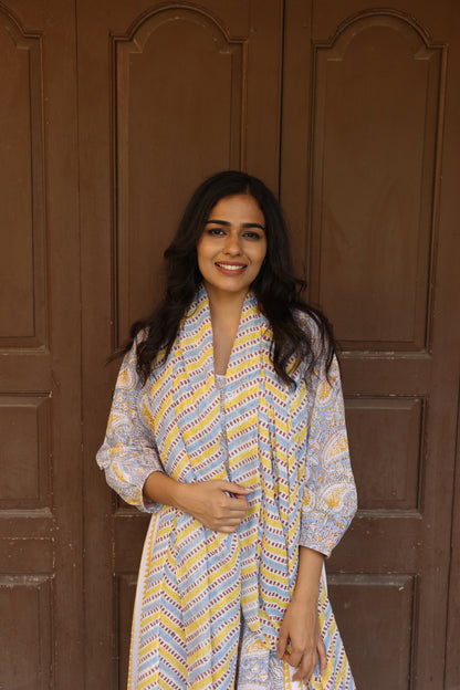 Meadow Anarkali Set (Set of 3)