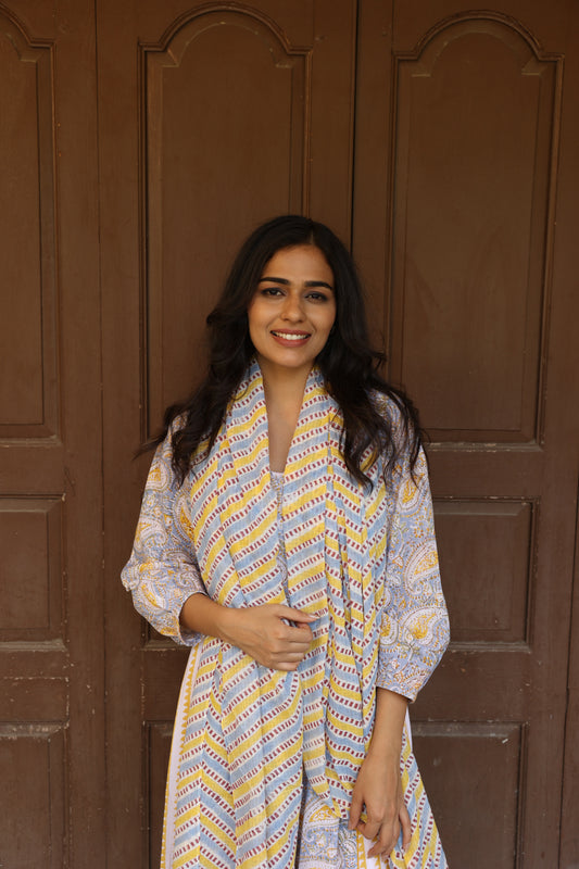 Meadow Anarkali Set (Set of 3)