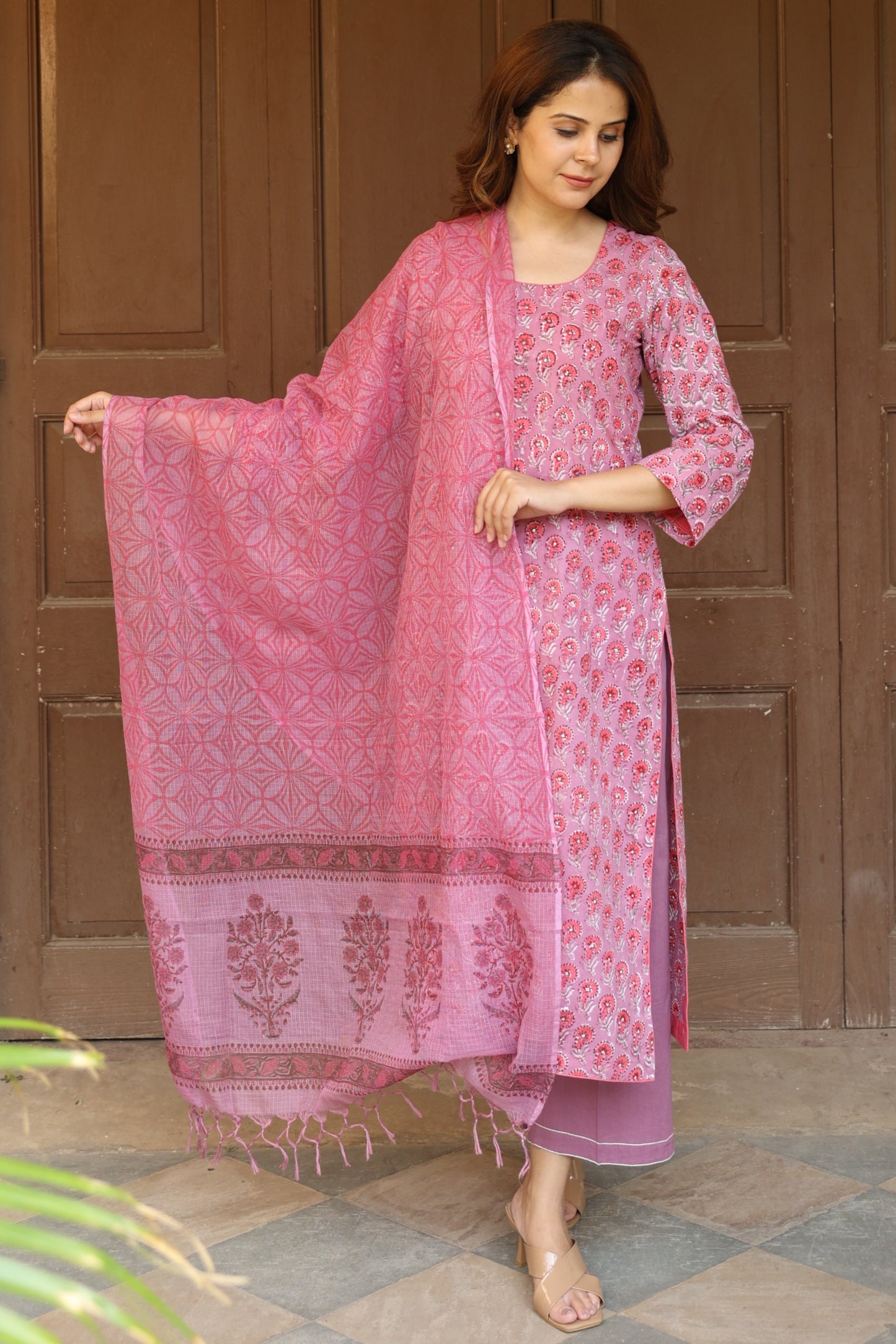 Petunia Cotton Suit (Set of 3)