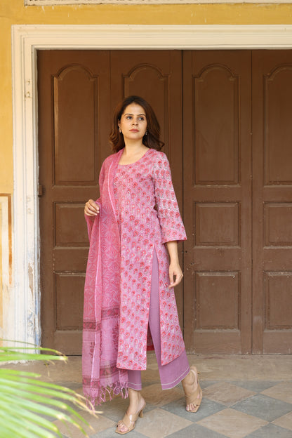 Petunia Cotton Suit (Set of 3)