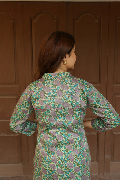Violet Meadow Cotton Suit (Set of 3)