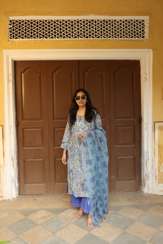 Sapphire Mulmul Suit (Set of 3)