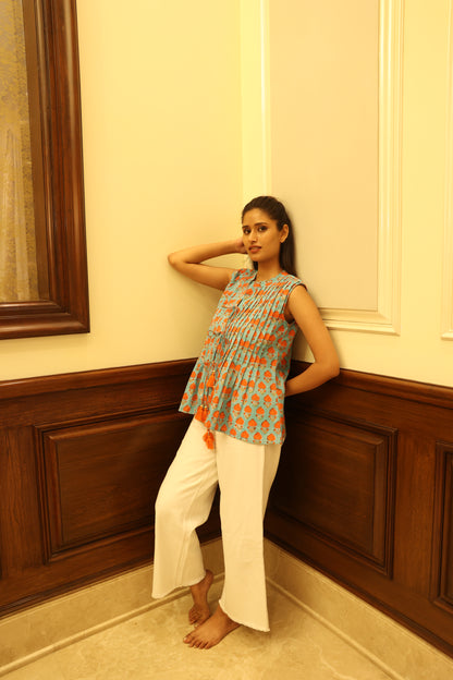 Marigold Mist Koti Top