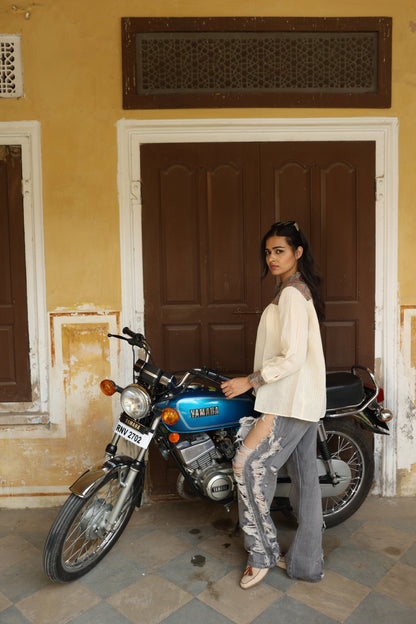 Rustic Patch Shirt