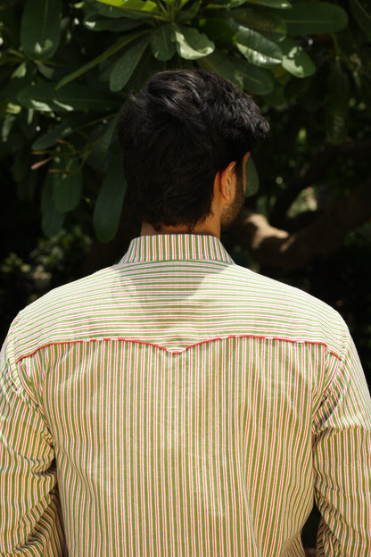 Sage Stripe Shirt