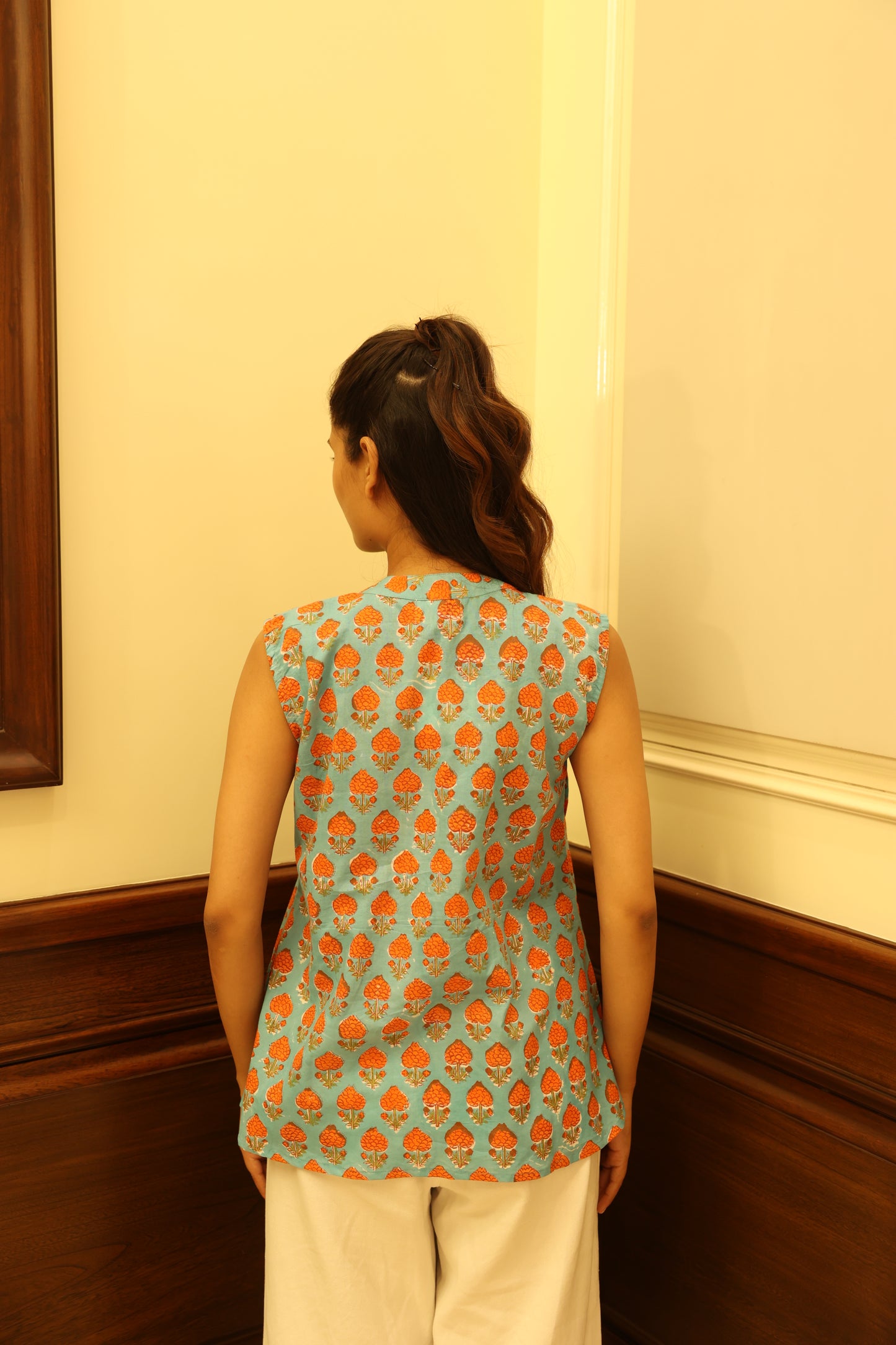 Marigold Mist Koti Top
